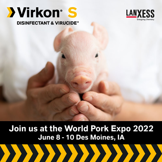 Join Lanxess at the World Pork Expo in Des Moines Iowa June 810 2022